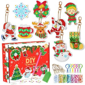 flowgoer Adventskalender Weihnachts-Blindbox-Spielzeug 2023 für Kinder, Santa Toys Weihnachten, 24-Tage-Countdown-Geschenk für Mädchen