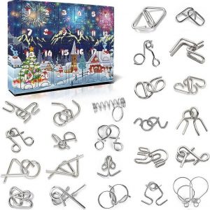 TUABUR Adventskalender Puzzle-Adventskalender 2023 Puzzlespiel für Kinder