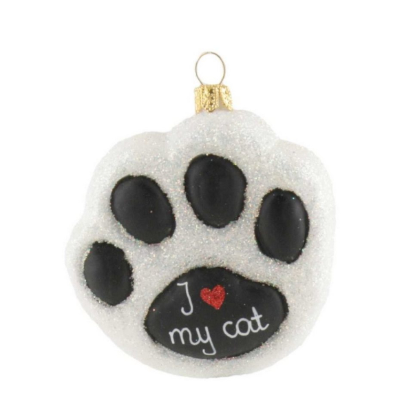 440s Christbaumschmuck »440s Christbaum-Hänger Katzenpfote I love my Cat« (1-tlg)