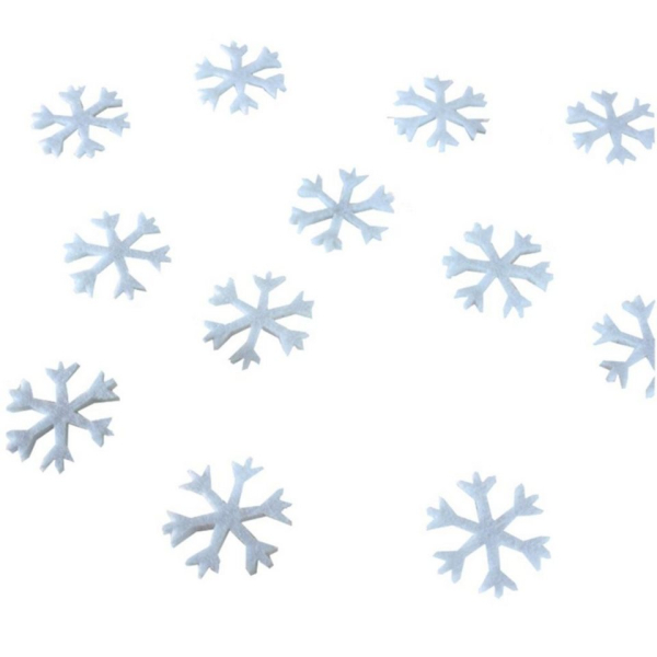 440s Christbaumschmuck »440s Filz-Schneeflocken D ca. 3,5 cm«
