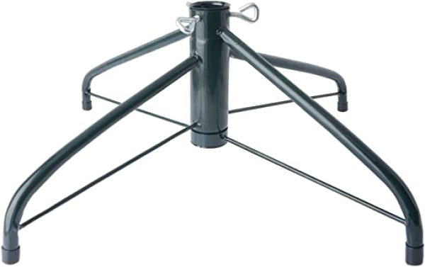 AddGrace Faltbarer Weihnachtsbaumständer aus Metall, passend für 3,2 cm lange Stange für Heimdekoration (grün) 49,8 cm