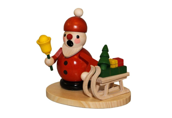 Albin Preissler Räuchermännchen »Weihnachtsmann mit Schlitten«