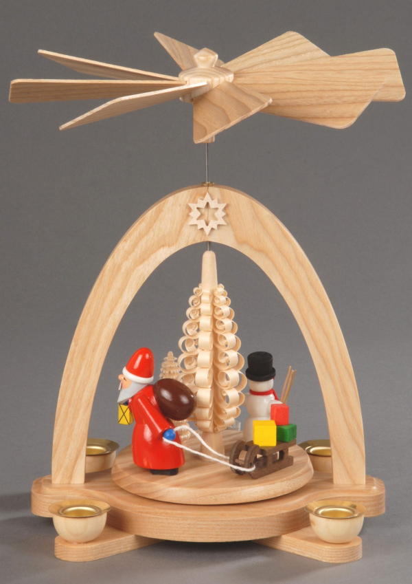 Albin Preissler Weihnachtspyramide »Bescherung«, Made in Germany