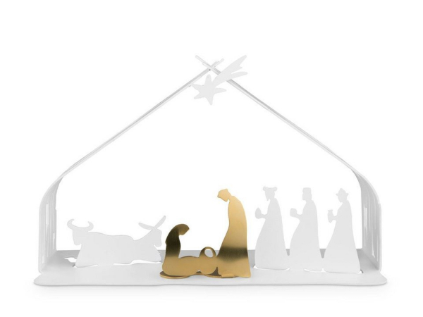 Alessi Christbaumschmuck »Alessi – Bark Crib Krippe, weiß«