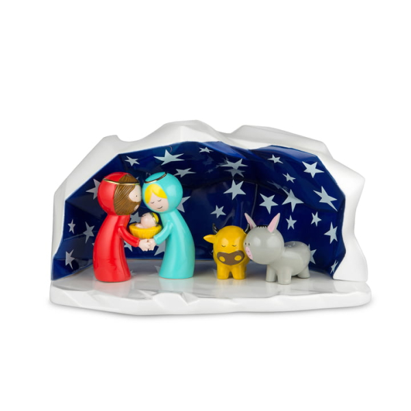 Alessi – Happy Eternity Baby Krippe, weiß