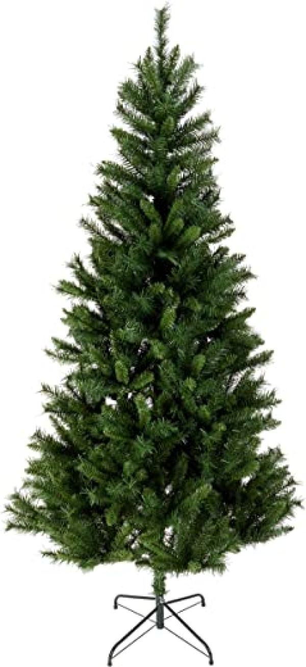 Amazon Basics künstlicher Weihnachtsbaum, 836 Zweige, mit Metallständer, 210 cm Höhe