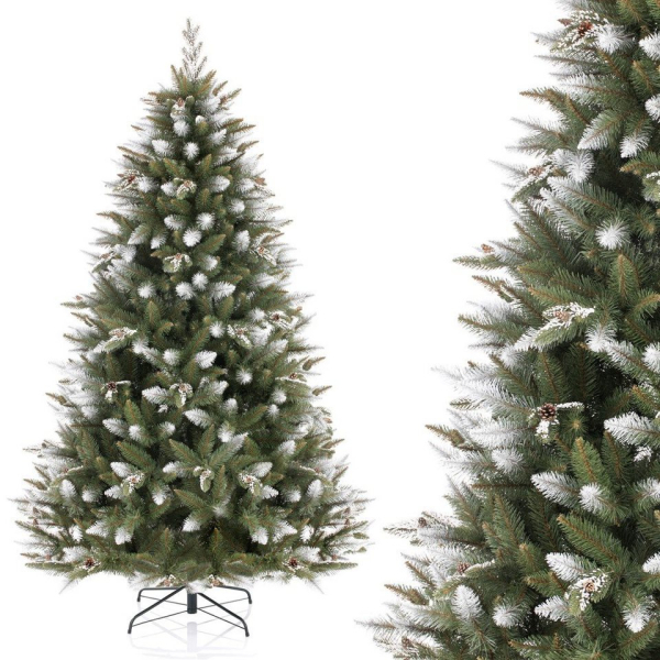 AmeliaHome Künstlicher Weihnachtsbaum »Künstlicher Weihnachtsbaum John – täuschend echter Christbaum«, Tannenbaum künstlich, mit Ständer, einfacher…
