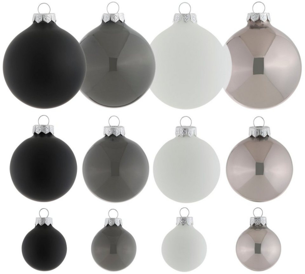 andas Weihnachtsbaumkugel »Lykka« (40 St), aus Glas