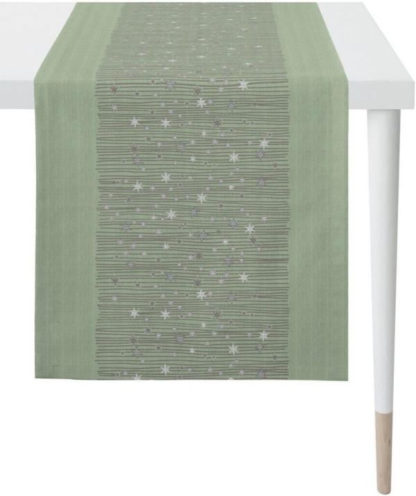 APELT Tischläufer »3626 Christmas Elegance, Jacquardgewebe« (1-tlg), mit glänzenden Fäden