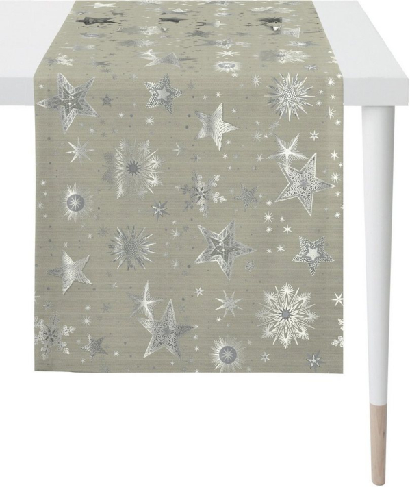 APELT Tischläufer »9602 CHRISTMAS ELEGANCE« (1-tlg), Lurex-Jacquardgewebe
