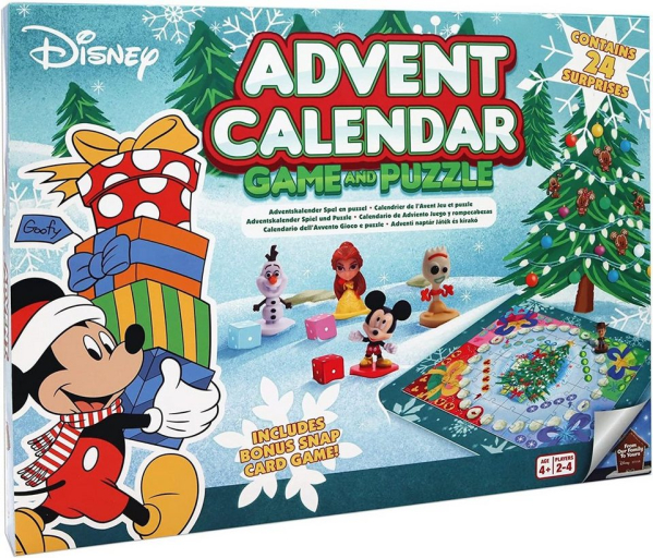 ASS Altenburger Adventskalender Disney – Game & Puzzle, mit Spielen und Figuren