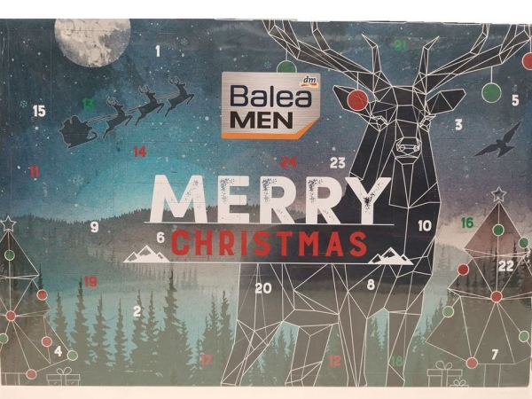 Balea Adventskalender Adventskalender Männer Beauty 2023 -Exklusiv- 24 Pflege Kosmetik, Advent Kalender Mann, Weihnachtskalender Herren Körperpflege