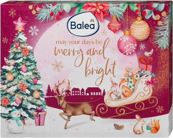 Balea befüllbarer Adventskalender Balea Adventskalender 2023 Frauen Beauty