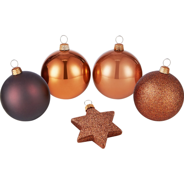 Baumschmuck-Set 50-teilig Braun kaufen bei OBI