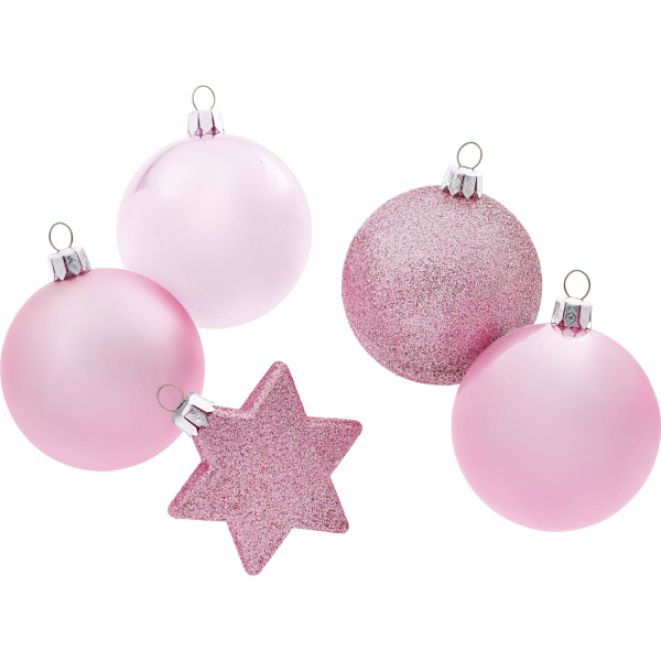 Baumschmuck-Set 50-teilig Pink kaufen bei OBI