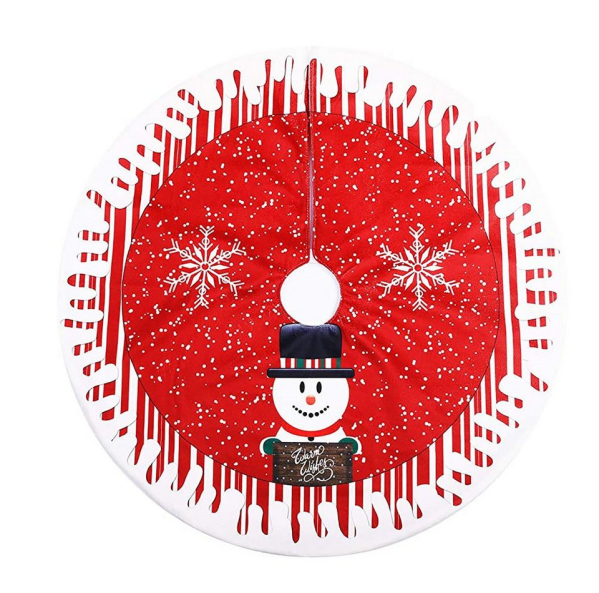 Baumteppich »Weihnachtsbaumrock, Weihnachtsbaummatte, Weihnachtsbaumabdeckung, roter Weihnachtsbaumrock für Zuhause, Urlaub,…