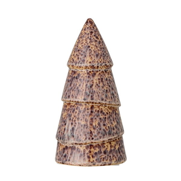 Bloomingville – Raei Deko-Weihnachtsbaum, Ø 10,5 x H 20,5 cm, braun