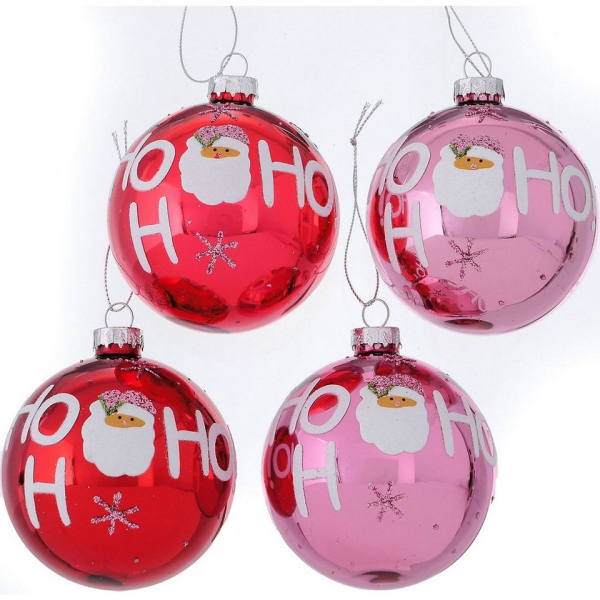 BOLTZE Weihnachtsbaumkugel »12-tlg. Glas-Weihnachtskugel Set „Jolla“ D8cm«