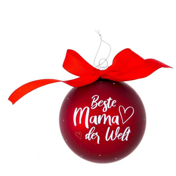 BOLTZE Weihnachtsbaumkugel, Glas lackiert