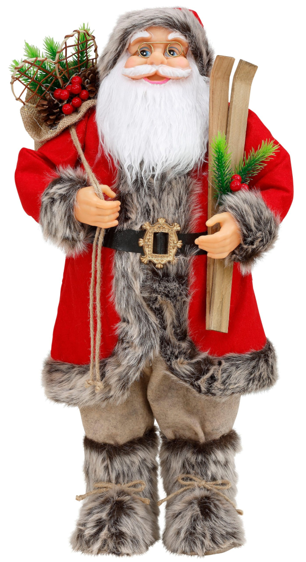 BONETTI LED Dekofigur, 1 St., Warmweiß, Weihnachtsmann, Höhe ca. 60 cm