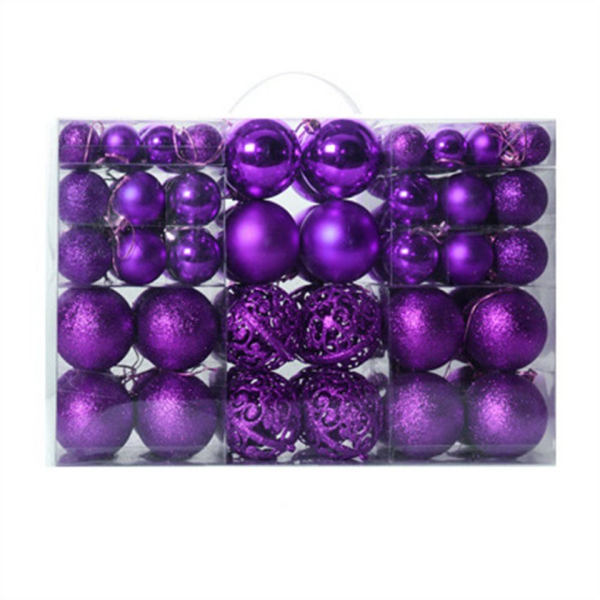 BOTRIBAS Weihnachtsbaumkugel »100er Set Weihnachtskugeln,Weihnachtskugel Geschenkbox Set,Weihnachtskugeln Ornamente,Saisonale Dekorationen mit…