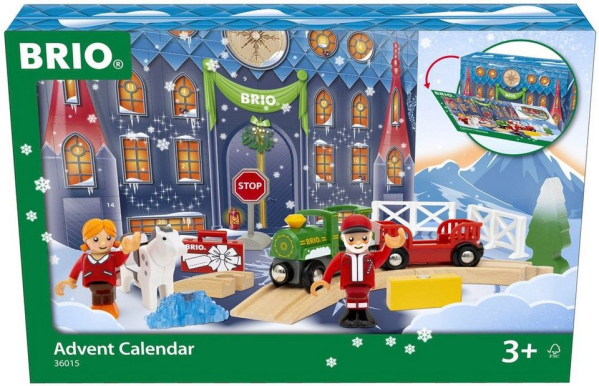 BRIO® Adventskalender Holzspielzeug, BRIO 2023, FSC®-Holz aus gewissenhaft bewirtschafteten Wäldern
