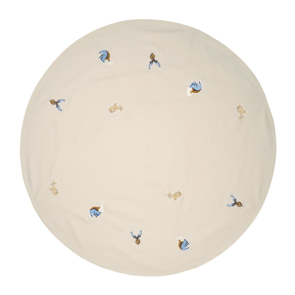 Broste Copenhagen – Deer Weihnachtsbaumdecke, Ø 120 cm, warm beige