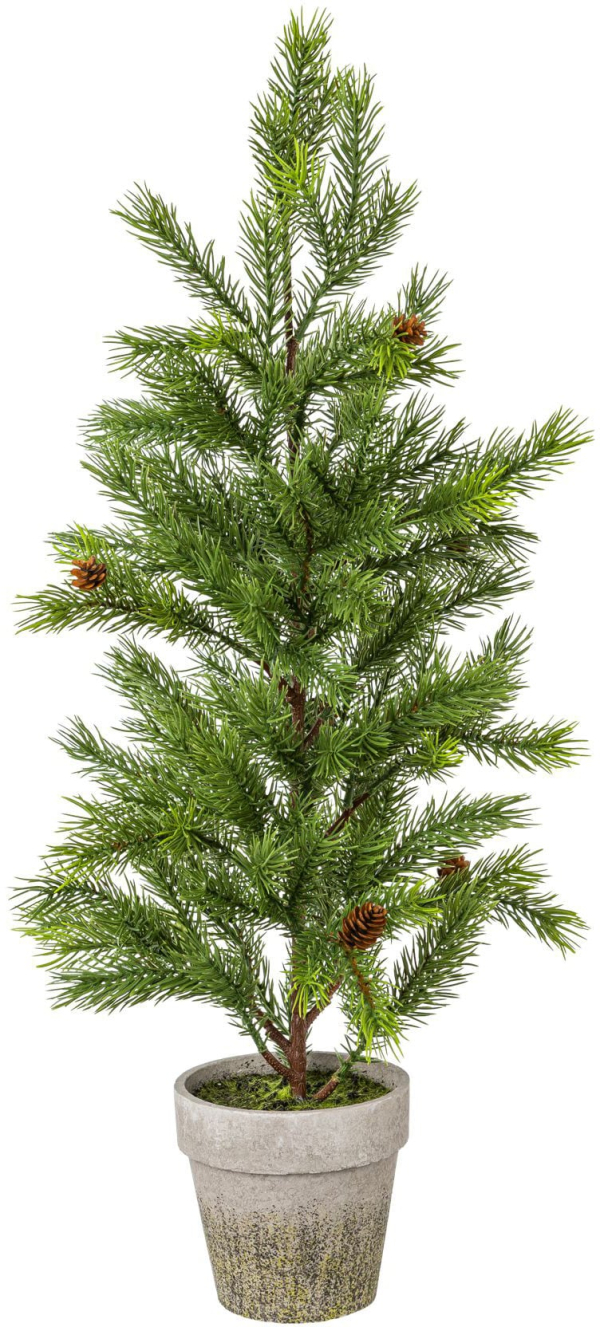 Creativ deco Künstlicher Weihnachtsbaum, Im Topf