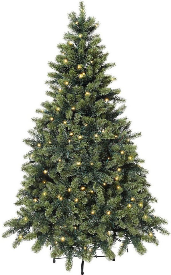 Creativ deco Künstlicher Weihnachtsbaum, mit LED-Lichterkette