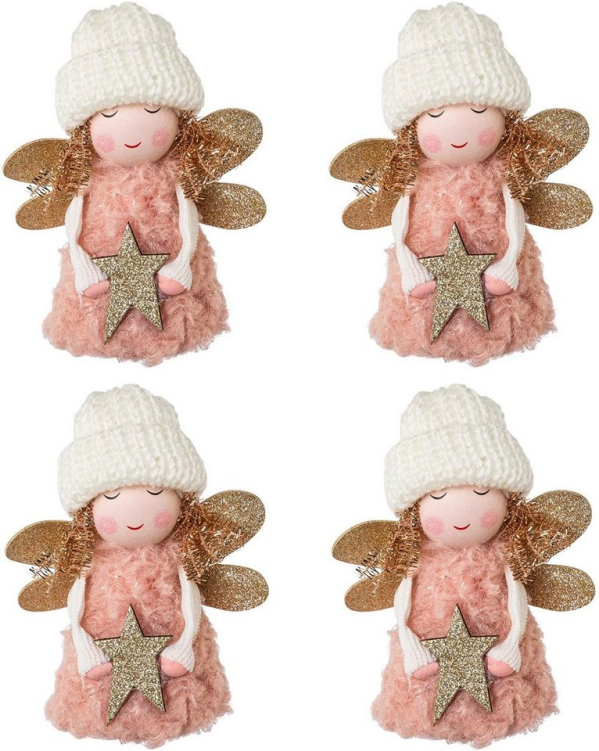 Creativ home Engelfigur (Set, 4 St), Engel, Höhe ca. 11 cm