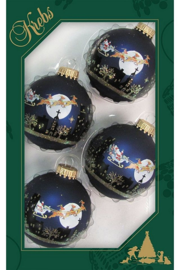 Dekohelden24 Christbaumschmuck »Dekohelden24 Lauschaer Christbaumschmuck – 4er«