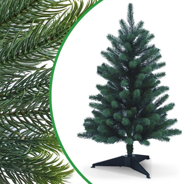 DILUMA Künstlicher Weihnachtsbaum »Weihnachtsbaum Premium – Voll PE Spritzguss Christbaum mit Metallständer«, Tannenbaum sieht aus und fühlt sich…