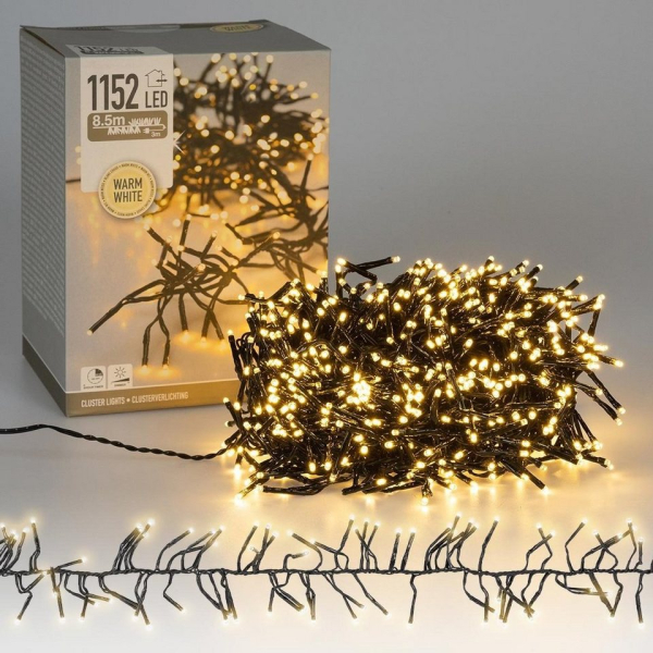ECD Germany Lichterkette »Lichterkette 8,5m warmweiß mit 1152 LEDs«