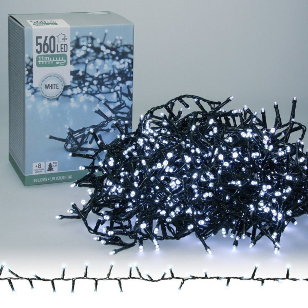 ECD Germany Lichterkette »weiß 560 LED Clusterlichterkette Weihnachtsbaum«