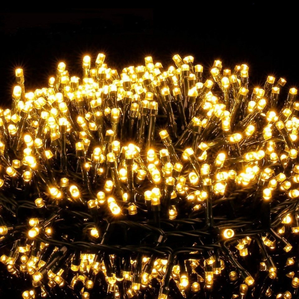 Elegear LED-Lichterkette, 1000-flammig, Avoalre led Lichterkette, Weihnachtsbeleuchtung Außen Lichterkette, 8 Modi IP44 Wasserdicht Lichterkette…