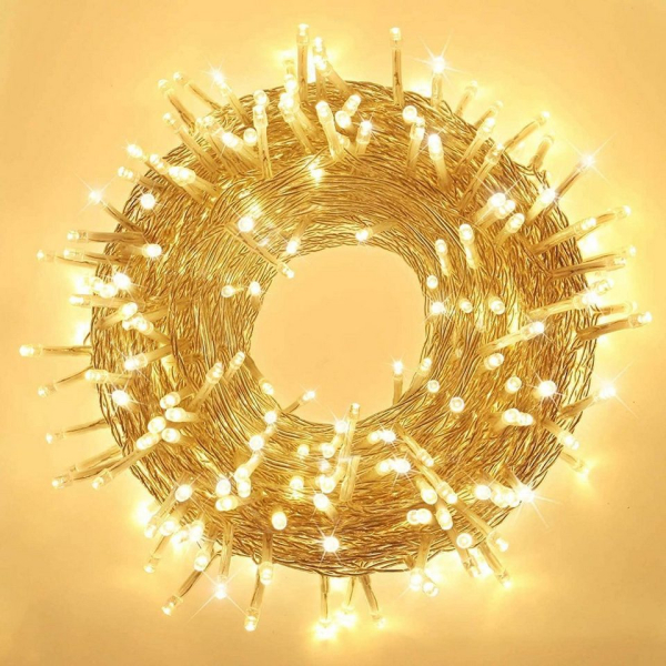 Elegear LED-Lichterkette, LED Lichterkette Außen, 100M 500LEDs Lichterkette IP44 mit Stecker 8 Modi Timer & Memory-Funktion für innen und außen…