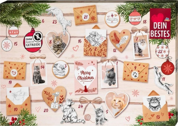 Emhelle Adventskalender Dein Bestes Katze Adventskalender 2023 (1-tlg)