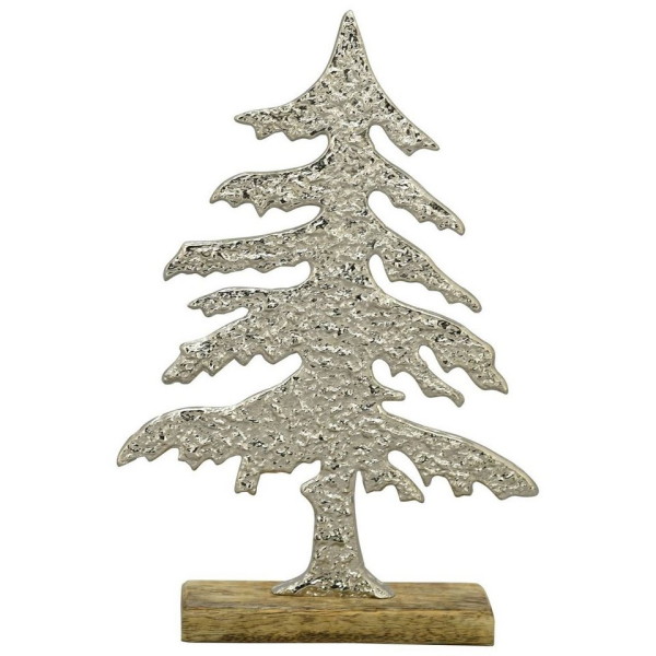 Exner GmbH Garten- & Wohnaccessoires Dekoobjekt »Baum Puri – Holz/Aluminium – 21x5x31 cm«