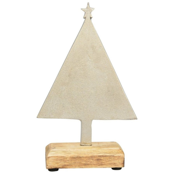 Exner GmbH Garten- & Wohnaccessoires Dekoobjekt »Baum Puri – Holz/Aluminium – 22,5x14x5 cm«