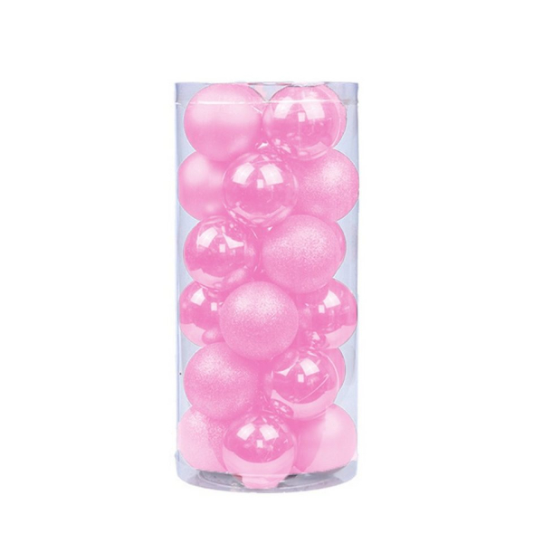 FeelGlad Weihnachtsbaumkugel »Kunststoff-Weihnachtsschmuck-Set, festliche Partydekorationen, Weihnachtsbaumanhänger, Durchmesser 6 cm«