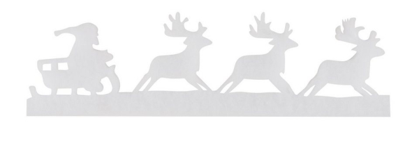 Fenstersticker »Girlande Rentierschlitten«, VBS, 185 cm lang