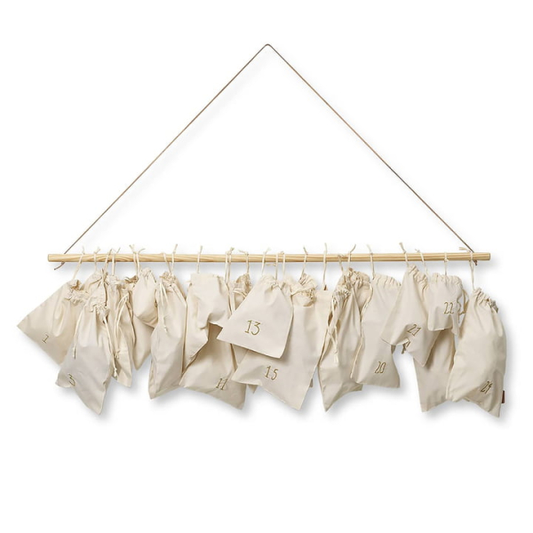 ferm Living – Christmas Countdown Adventskalender, off-white