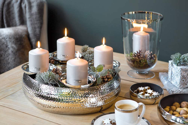 Fink – Bardino – Kranz Adventskranz Dekokranz – Metall – (ØxH): 40 x 13,5 cm