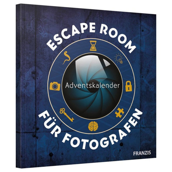 Franzis Adventskalender Franzis 60699 Adventskalender Escape Room für Fotografen, 24 Rätsel für mehr fotografisches Know-how