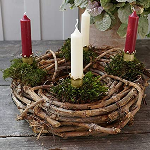 Gartenzaubereien Kerzenhalter f. Tafelkerzen z. Stecken chamanger