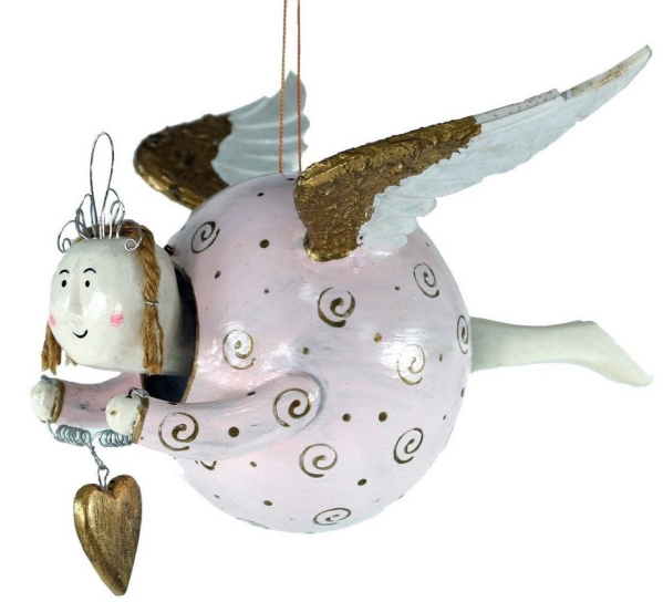 Guru-Shop Christbaumschmuck »Dicker Schwebeengel, Schutzengel, in 3 Farben«