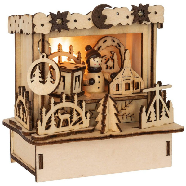 HGD Holz-Glas-Design Weihnachtshaus