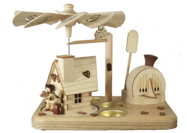 Holz- und Drechslerwaren Legler Weihnachtspyramide »Weihnachtspyramide & Räucherpyramide Hänsel und Gretel von Legler«, Weihnachtspyramide &…