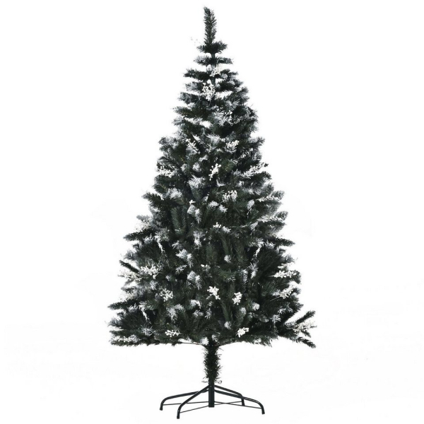 HOMCOM Künstlicher Weihnachtsbaum »Künstlicher Weihnachtsbaum«, B90 x 180H cm (BxH), dunkelgrün