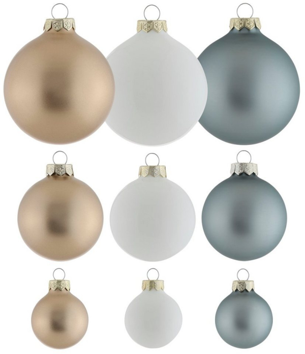 Home affaire Weihnachtsbaumkugel »Conteville« (40 St), aus Glas